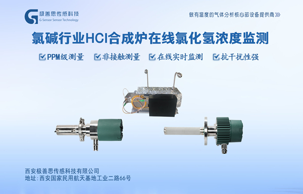 24小時守護(hù)氯堿化工HCl合成爐，激光氯化氫濃度檢測儀讓安全生產(chǎn)看得見